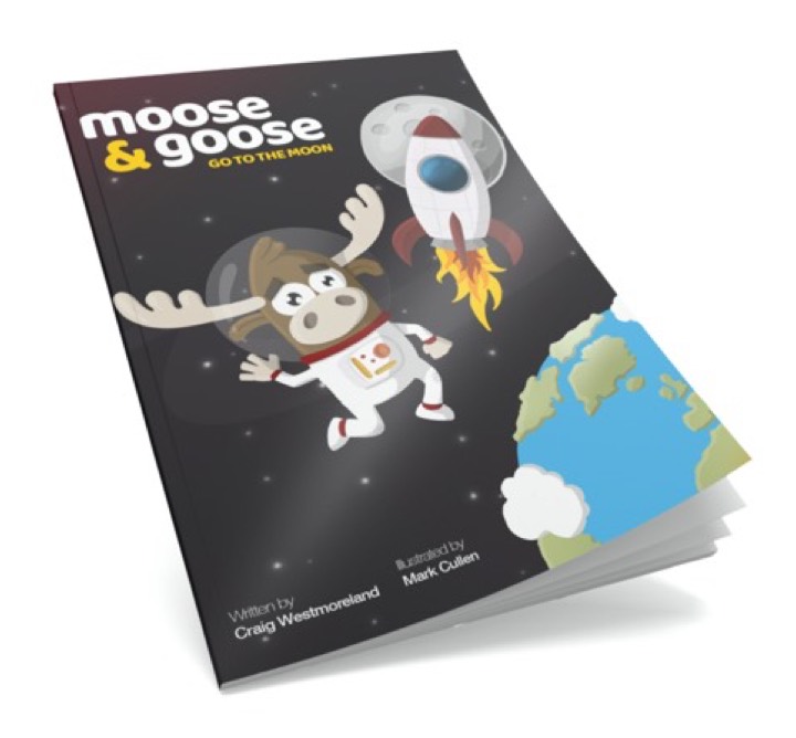 Moose and Goose go to the Moon
